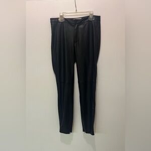 Mango MNG Black Faux Leather Pants - XS
